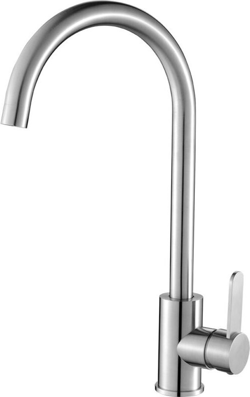 BONA Laveo Silberne Standarmatur mit U-Auslauf