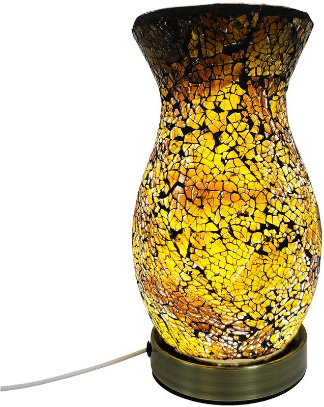 Mosaic Lamps Gelbe Schreibtischlampe - 22x12x12cm - Signes Grimalt