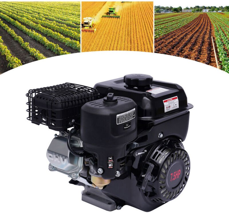 Benzinmotor 7.5 ps 5.1 kW Go-Kart-Motor 4-Takt-Motor 1 Zylinder 3.6L neu