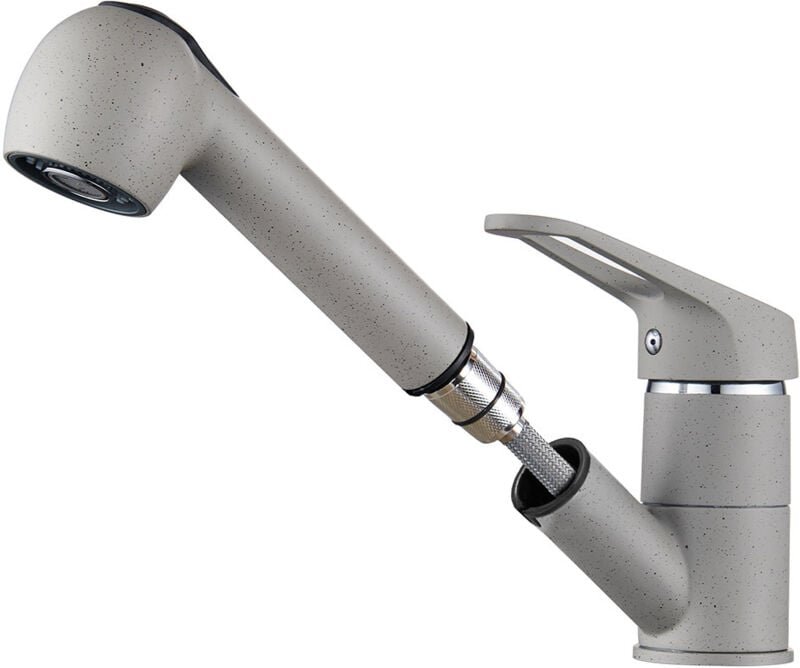 Auralum Max - Auralum Ausziehbar Küchenarmatur mit 2 Strahlarten Brause, Mischbatterie Küche, 360° Schwenkbar Wasserhahn...