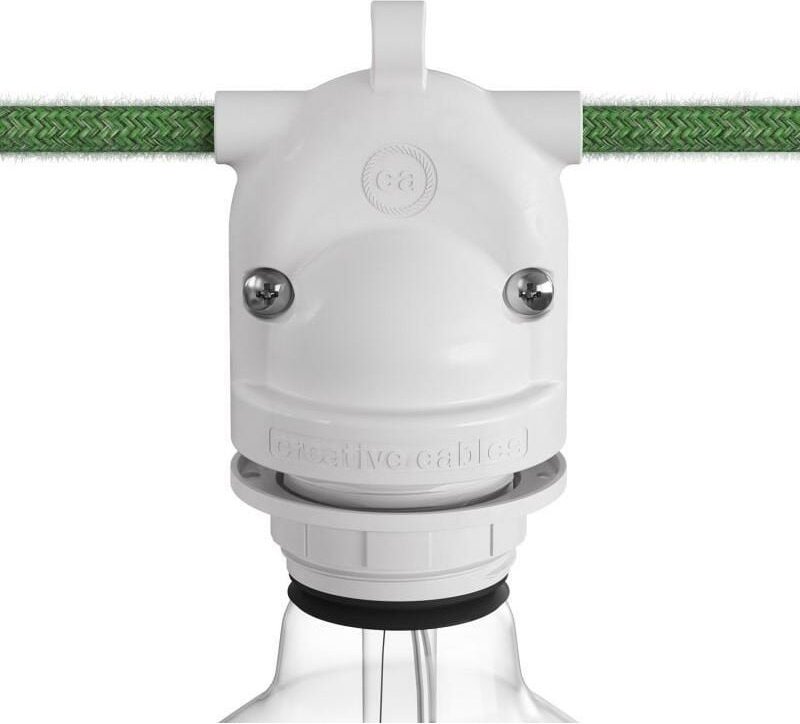 Creative-cables Italia - Creative-cables eiva-2 lampenfassung - außenbereich ip65 doppelausgang pl27pbeiva2