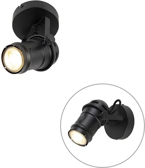 Industriespot schwarz dreh- und schwenkbar ohne Schirm - Movie