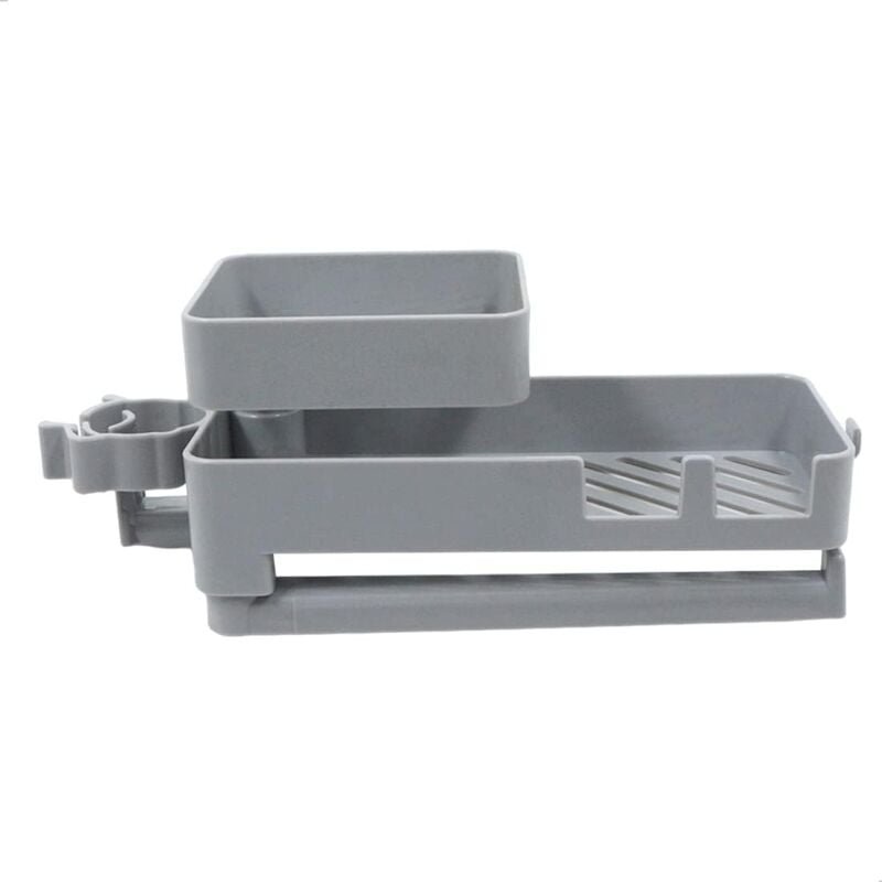 Schwammhalter, Wasserhahn-Organizer, Hängeregal für Spülbecken-Wasserhahn, Geschirrtuchhalter, Abflussregal, Badezimmer,...