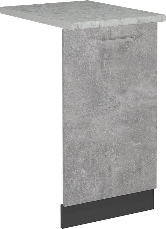 Thumbnail - Vicco - Geschirrspülblende R-Line, Beton, 45 cm , ap Marmor