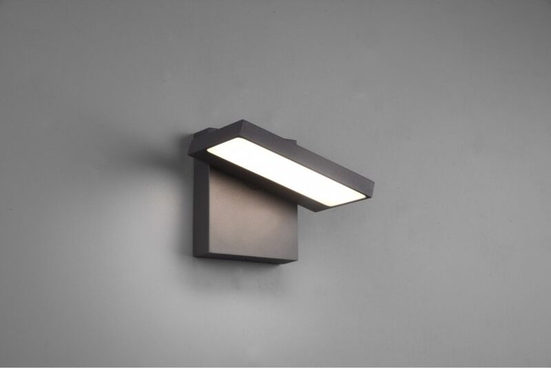 Iperbriko - Horton Trio Lighting Anthrazit Aluminium Verstellbare Außenwandleuchte IP54