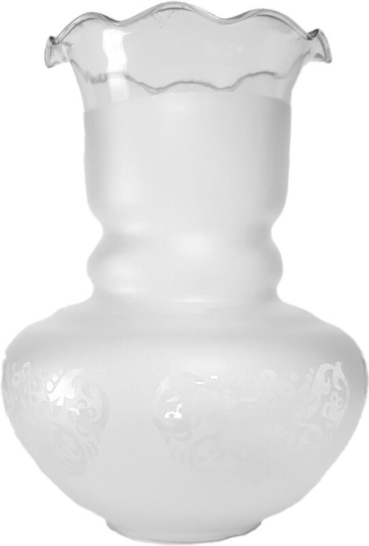 Burgos Mattglas Lampenschirm 17x12cm Mund 5,5cm