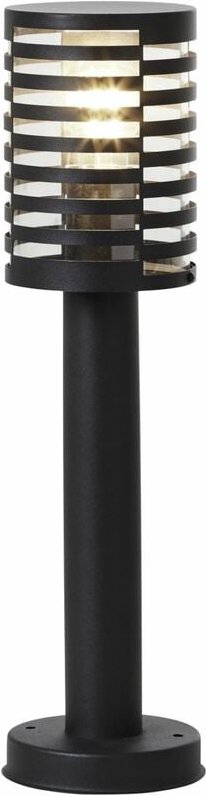 BRILLIANT Lampe, Venlo Außensockelleuchte 50cm schwarz matt, Edelstahl/Kunststoff, 1x A60, E27, 40W,Normallampen (nicht ...