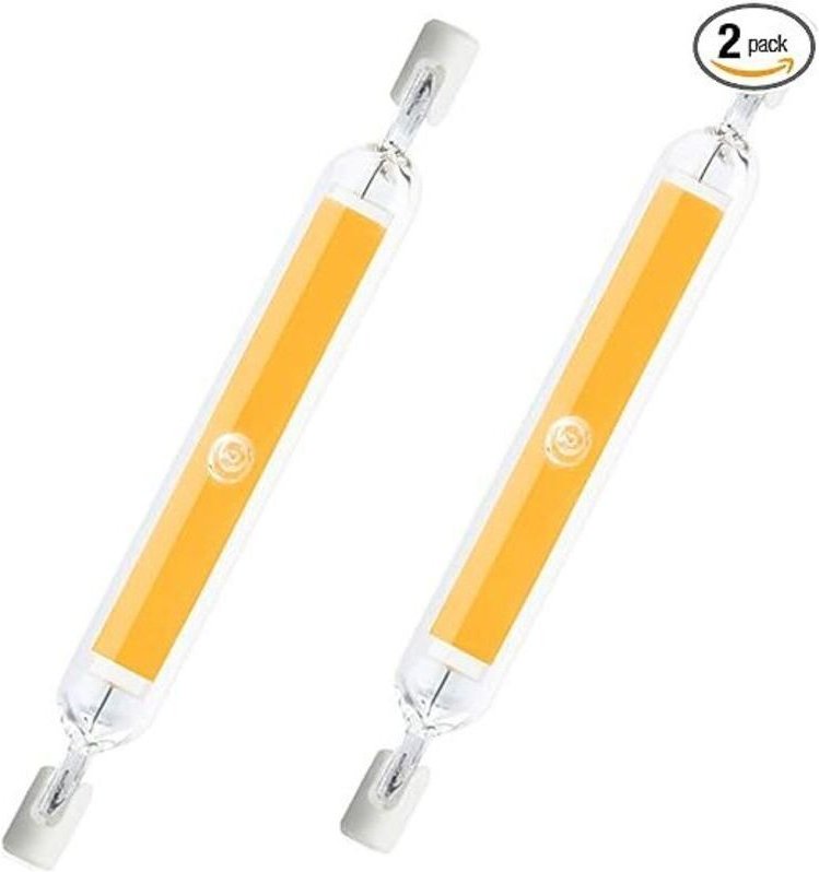 2er-Pack 189 mm 20 W 220 V R7S Hochleistungs-LED-Lampe, doppelseitiger COB-Glassockel, ersetzt Halogenlampen, geringer E...