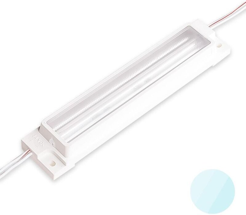 LED Kanten Modul 7,2W 24V 6500K 11°x77° IP67