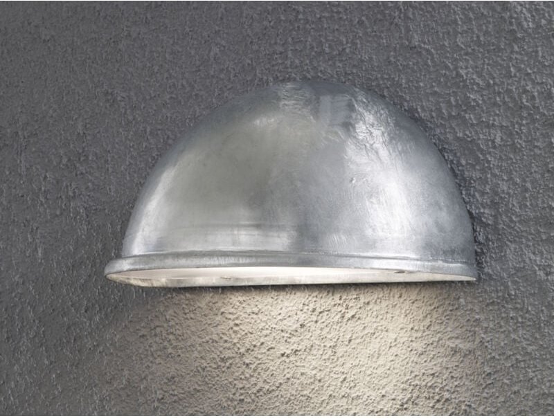 Konstsmide - Außenwandleuchte Downlight torino galvanisiert, 28 x 13,5 cm, Hausbeleuchtung