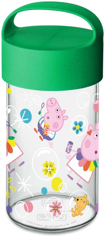Koziol - Snack-/Trinkbehälter Buddy Snack Peppa Pig Pop, 500 ml