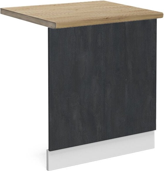 Thumbnail - Vicco - Küchenmöbel R-Line, Schwarz Beton, 60 cm ap Eiche