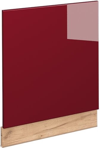 Frontblende Fame-Line, Bordeaux Hochglanz, 60 cm ohne Arbeitsplatte Vicco