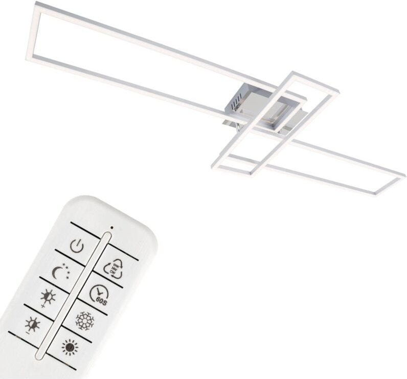 Briloner - led Deckenleuchte dimmbar Fernbedienung cct Timer Memoryfunktion 55W