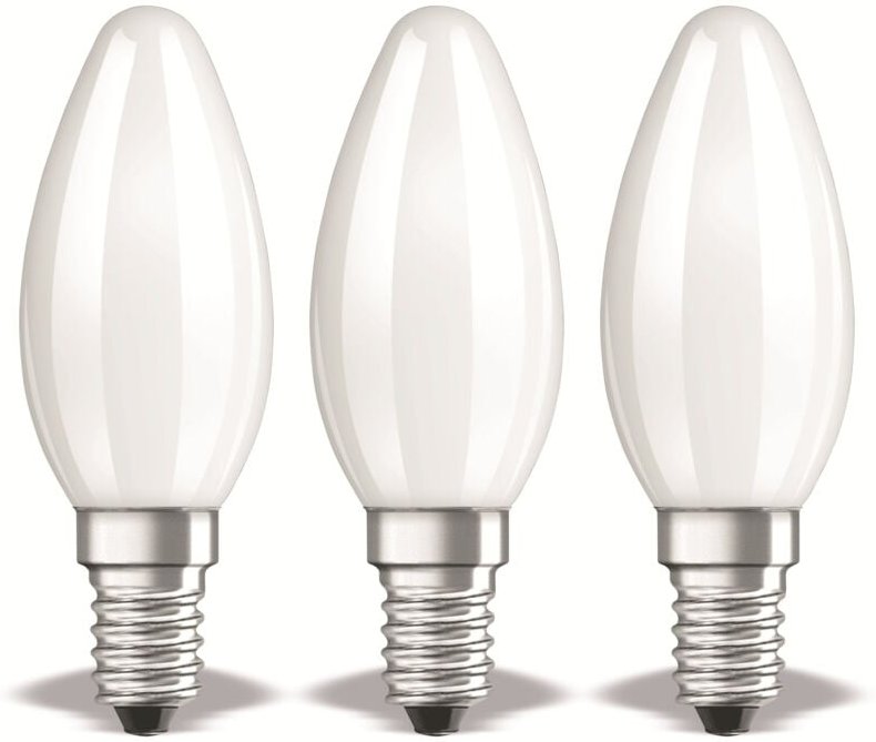 Osram - homelighting 4058075819375 led eek e (a - g) E14 Kerzenform 4 w = 40 w Warmweiß (ø x l) 35 mm