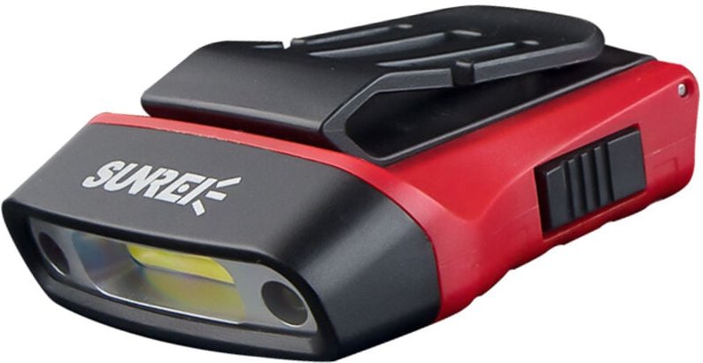 Wiederaufladbare LED-Stirnlampe mit Clip, drehbare Kugelkappe, Visierlicht, freihändig mit rotem Licht zum Angeln, Laufe...