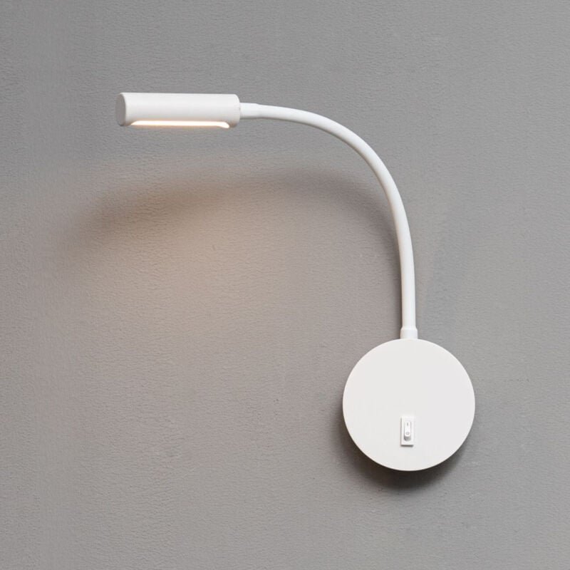 Weiße verstellbare LED-Leselampe - Norma