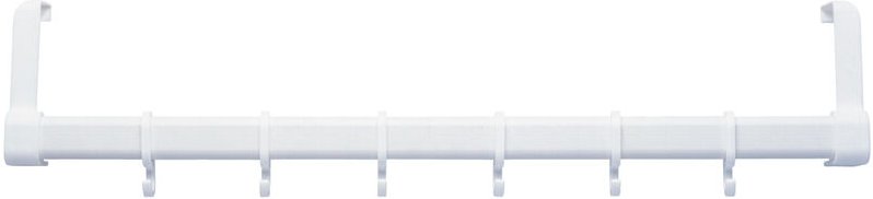 Türhänger mit 6 Haken, Farbe weiß, WENKO