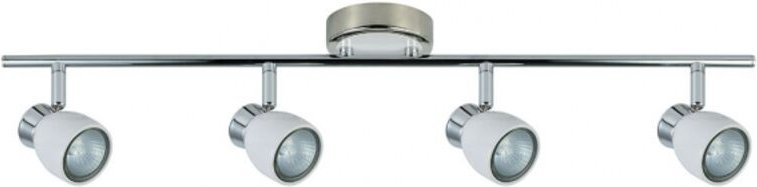 Thumbnail - Fabrilamp - akunadecor Badezimmer Wandleuchte Modell Chaco Weiß-Chrom 4 Strahler