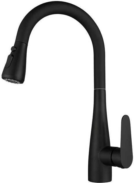 Thumbnail - Rubinetto da cucina bianco con doccetta, miscelatore per lavello da cucina con 3 getti d'acqua, rubinetto girevole a 360...
