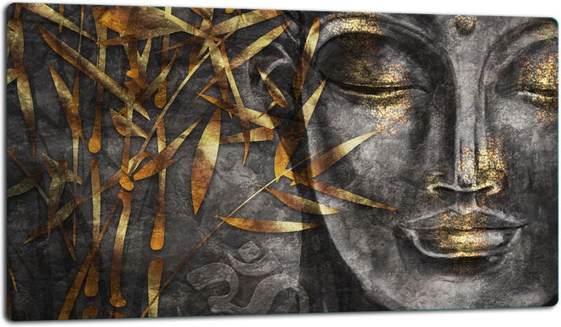 Glasschild Schneidebrett 52x30 Frauu