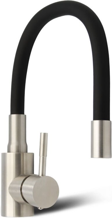 Küchen Armatur mit Sockel Edelstahl
