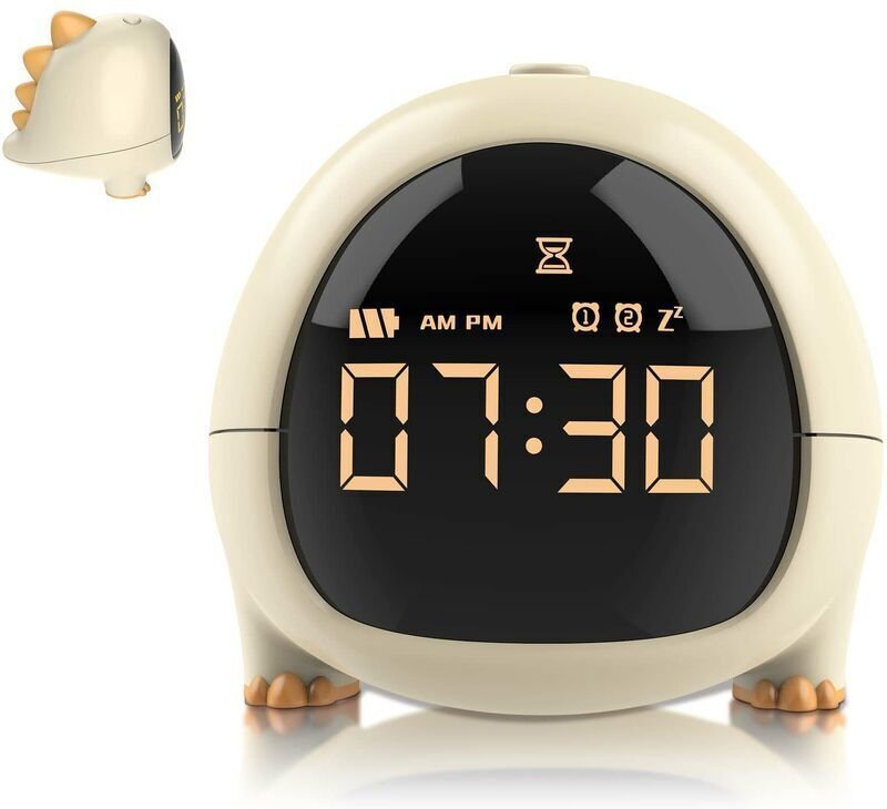 Digitaler Wecker mit einstellbarer Beleuchtung und Lautstärke, Nachttischwecker mit Doppelalarm, Schlummerfunktion und a...
