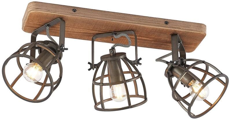 Deckenlampe "Rutger" aus Holz für Wohnzimmer & Esszimmer von Lindby