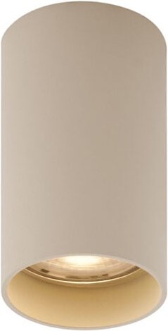 Moderner Einbaustrahler Beige GU10 50mm rund - Tuba