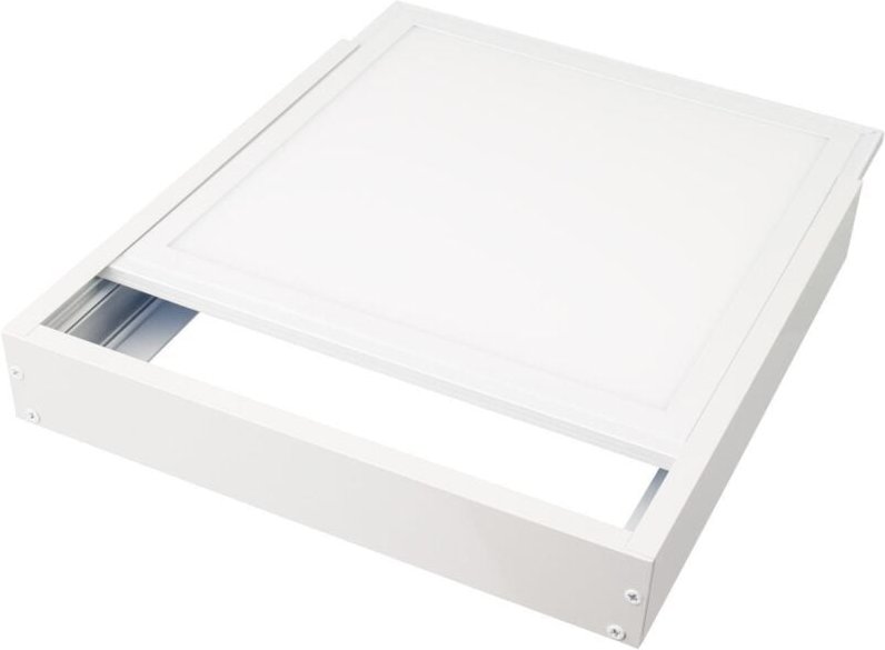 Kit für Oberflächenpanel 30x30 cm mit Schrauben Weiß