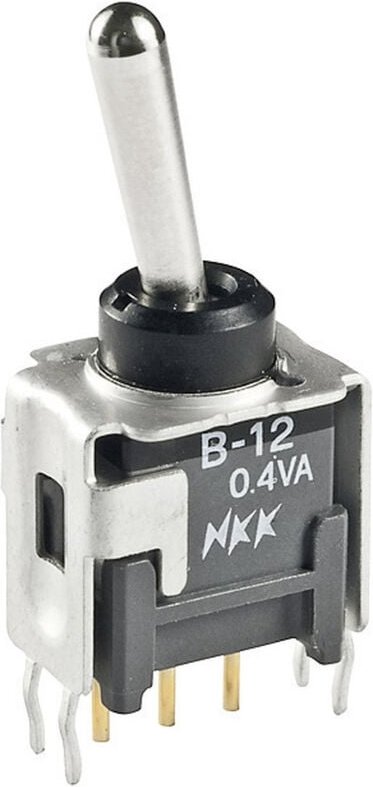 Nkk Switches - B12AP B12AP Kippschalter 28 v/dc 0.1 a 1 x Ein/Ein rastend 1 St.