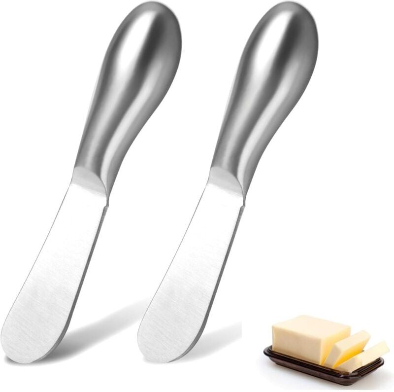 Buttermesser, 2 Buttermesser, Butterstreichmesser, Mehrzweckstreichmesser