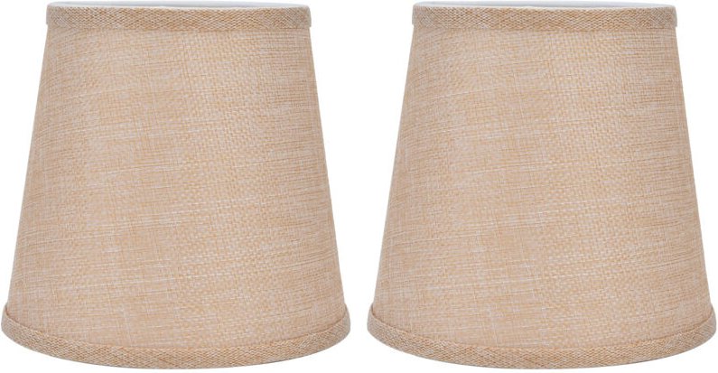 Set mit 2 modernen Lampenschirmen im europäischen Stil für Tischlampen, Stehlampen und Kronleuchter (E14-Fassung)