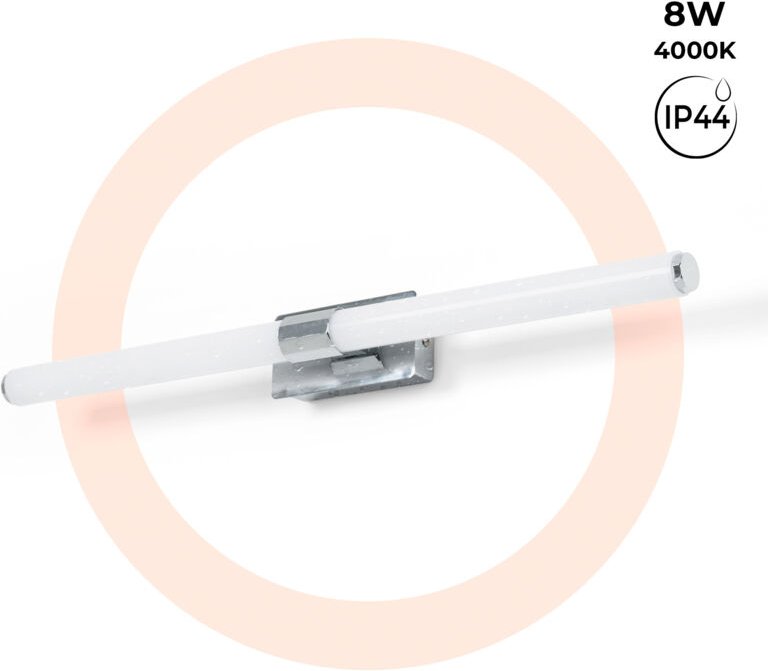 LED-Röhrenleuchte für das Bad - 8W - IP44 - 60cm