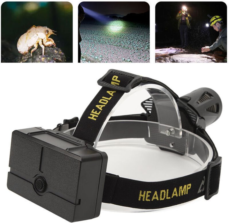 Wiederaufladbare LED-Stirnlampe über USB für tägliche Wanderungen, Camping, Wartungsarbeiten, Nachtläufe, Nachtangeln un...