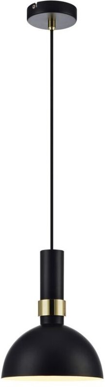 Markslojd LARRY - 1 Light Dome Deckenpendelleuchte Schwarz, E27