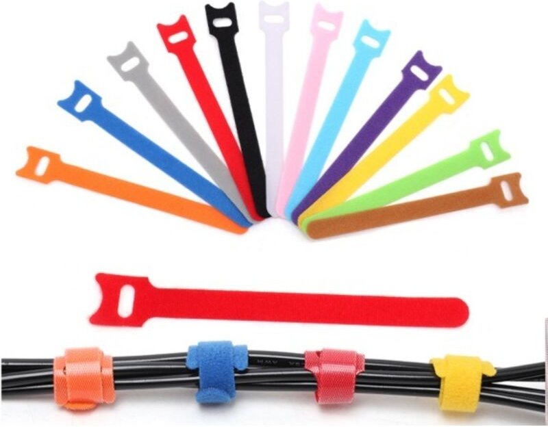 100 Stück Kabelbinder, 15 cm lange, wiederverwendbare Nylon-Kabelbinder, verstellbare Kabelbänder für Seile und Kabelman...