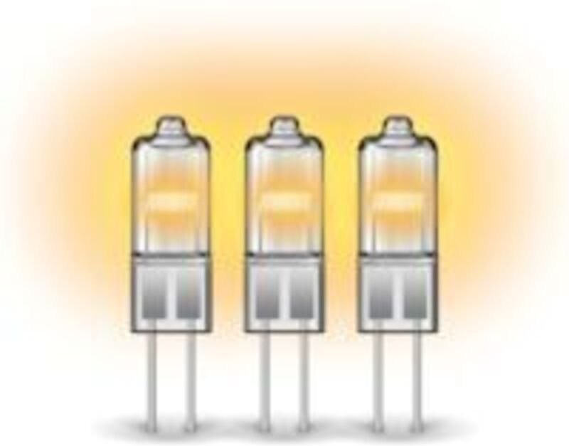 G4 LED-Lampe, 3er-Pack, Halogenlampen, G4-Sockel, 375 Lumen, 2900 Kelvin, Warmweiß, dimmbar – PACK3HG420W – RWAmpoule LE...