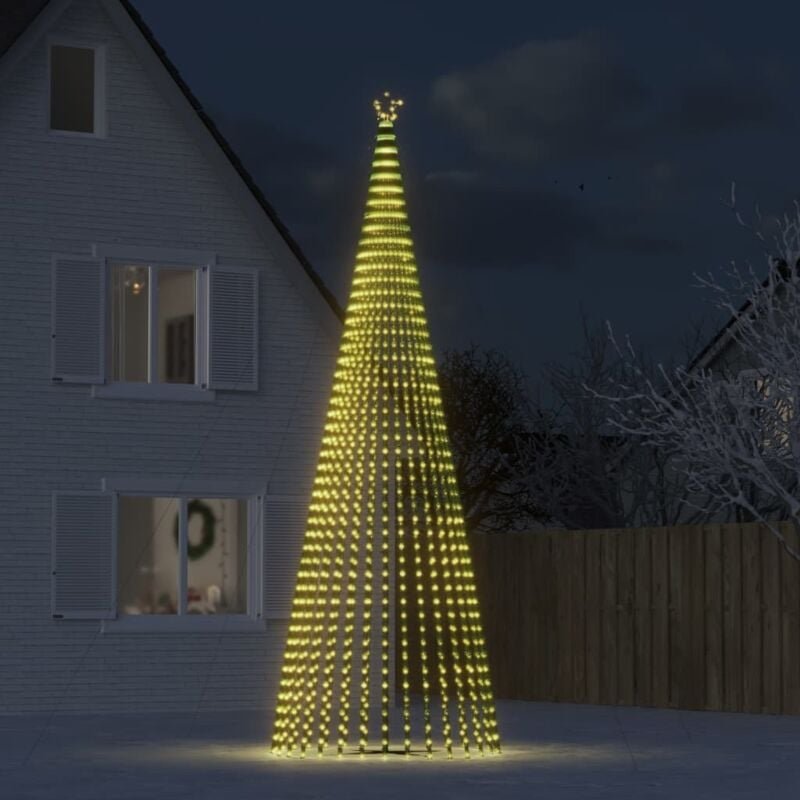 Led Weihnachtsbaum 1544 LEDs Warmweiß 500 cm Vidaxl