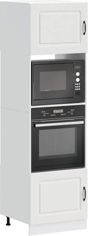 Herdumbauschränke 2 Stk. Lucca Weiß Holzwerkstoff - Vidaxl