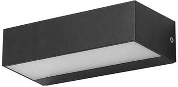 Leds-c4 - Ara Small aplique exterior empotrable de paret con luz led blanco calido 3000K en color gris urbano