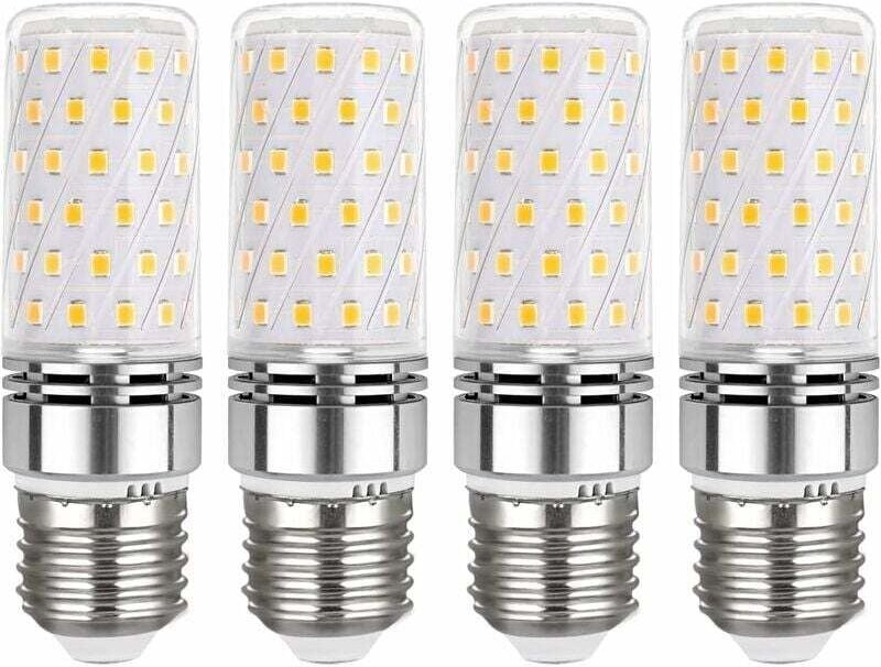 E27 LED-Glühbirne, 12 W, Kaltweiß 6000 K, 450 lm, 360°-Licht, entspricht Halogen E27 100 Watt, AC 230 V, nicht dimmbar, ...