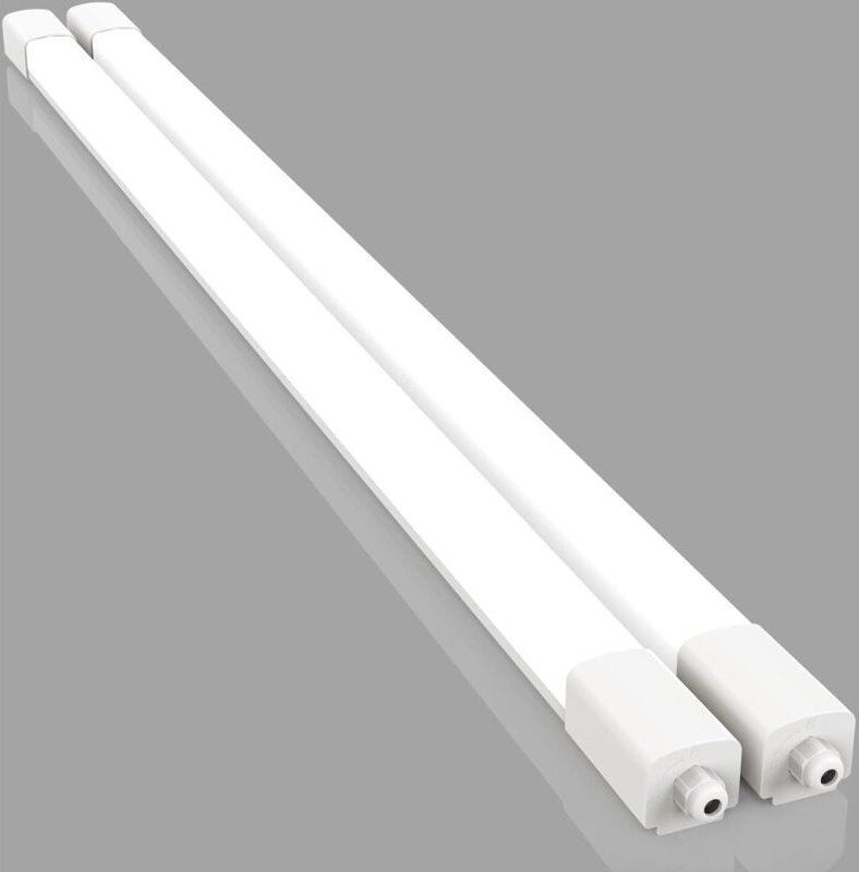 Amdelne 2er 120cm Feuchtraumleuchte Led mit 36W 3600LM werkstattlampe led, Wasserfest Wasserdicht IP65 Verknüpfbar Decke...