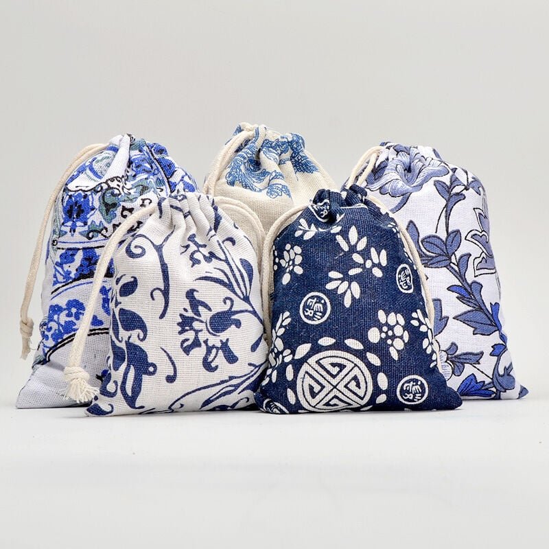 10er-Pack Baumwollbeutel mit Kordelzug, 10 x 12 cm, wiederverwendbarer Jutebeutel, kleiner Stoffbeutel, Jutebeutel für H...