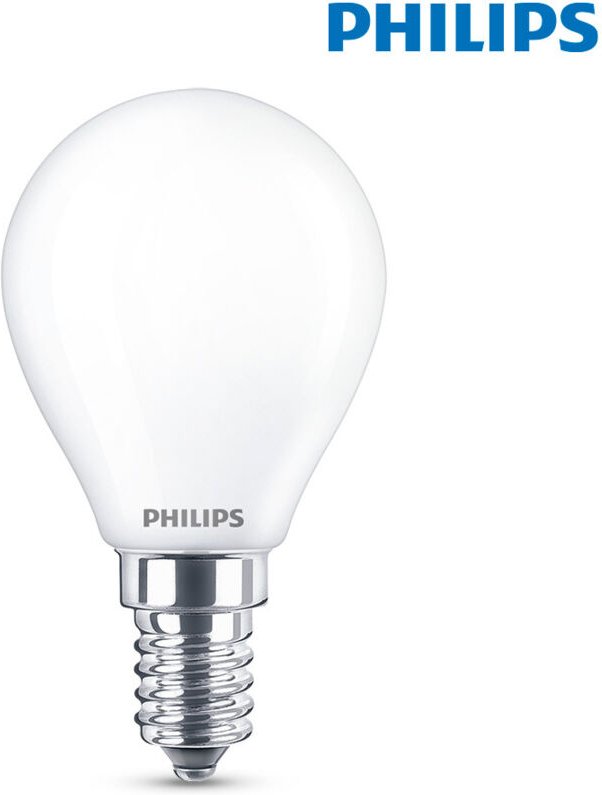 Thumbnail - Philips - led 76343500 led eek f (a - g) E14 Tropfenform 4.3 w = 40 w Warmweiß (ø x l) 4.5 cm x 8.2 cm