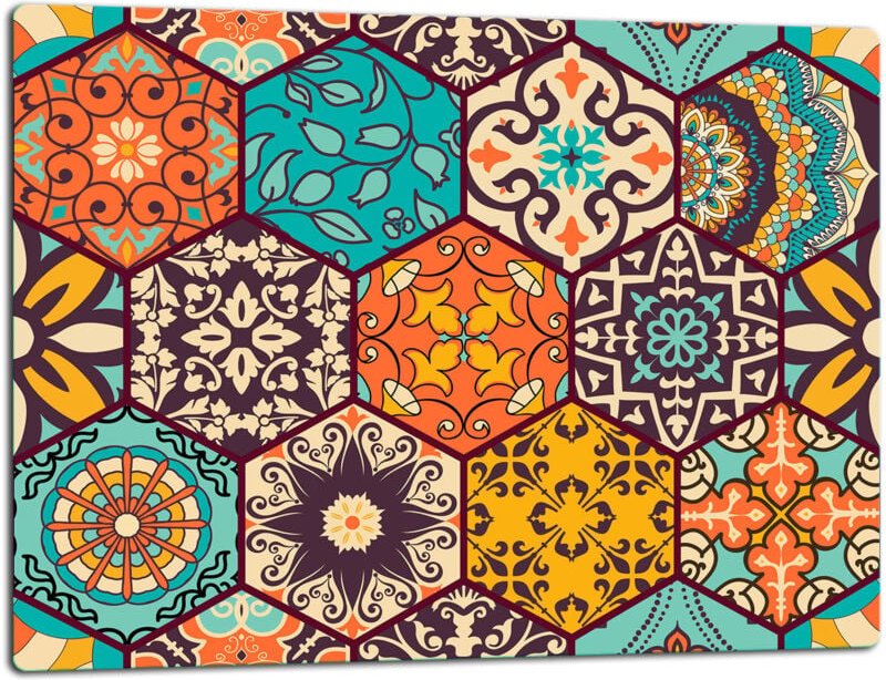 GlassplattenschneideBrett 52x40 Mosaikfliensen