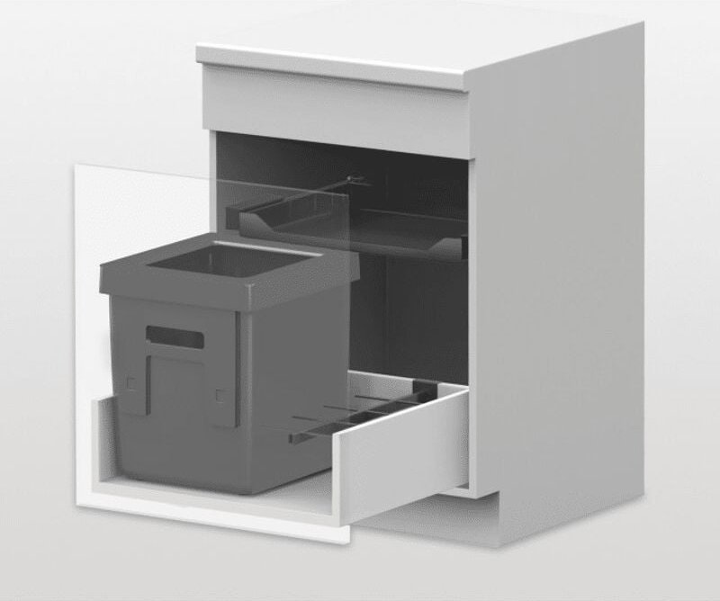 peka Abfallsystem Oeko Universal 40L+Spider EB600 anthrazit