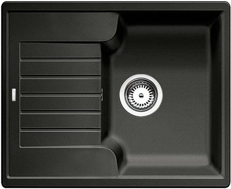 Zia 40 - Silgranitspüle, 62x50 cm, Schwarz 526006 - Blanco