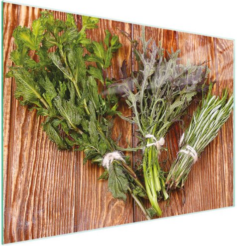 Glasschneidebrett 30x22 Rosmarin