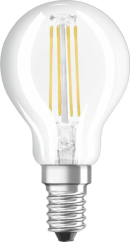 Osram - LED-Kugellampen 4W Form E14 Warmes Licht 2700K 2er-Pack